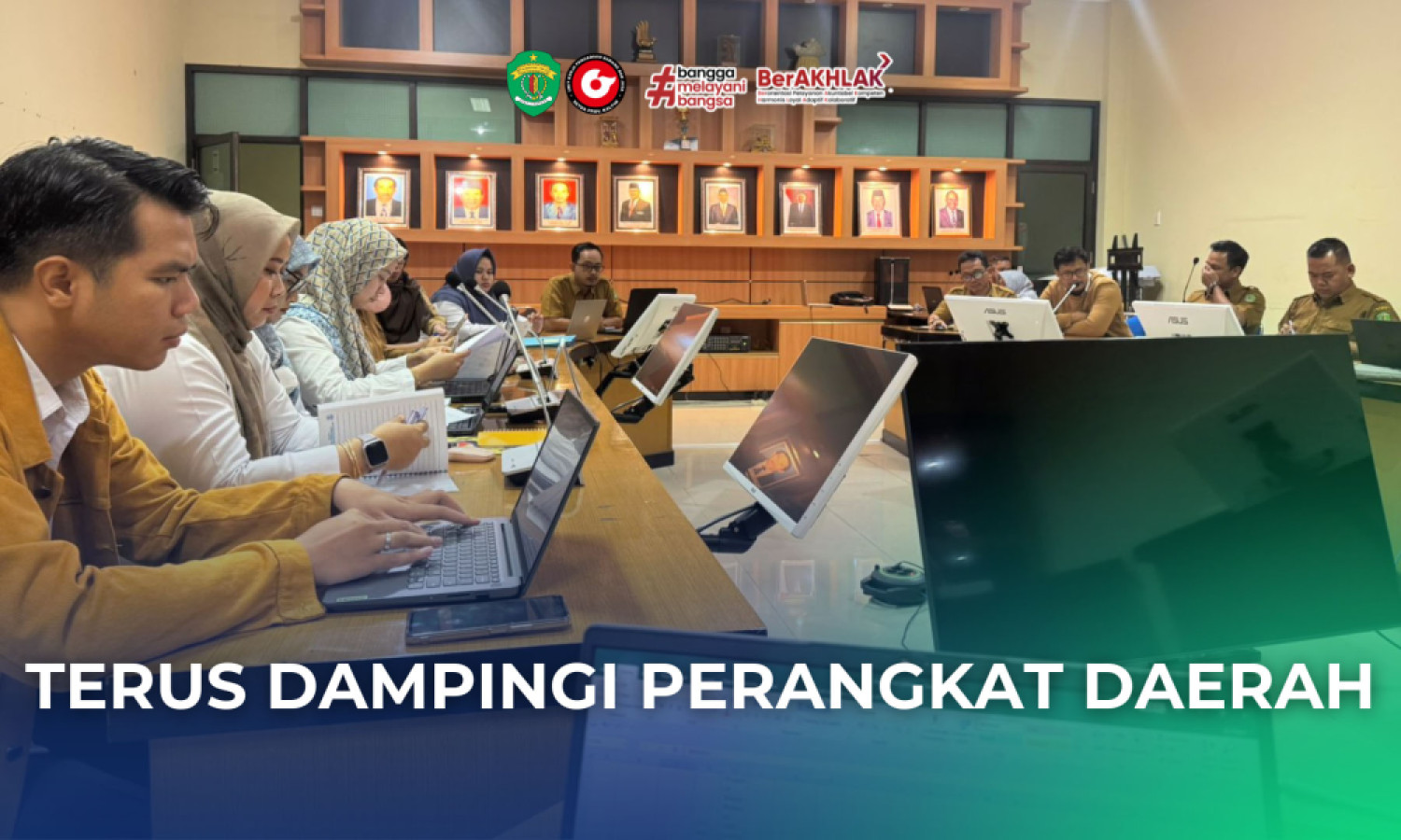 Biro PBJ Kaltim Dampingi Disnakertrans Kaltim Catat Hasil Pemilihan