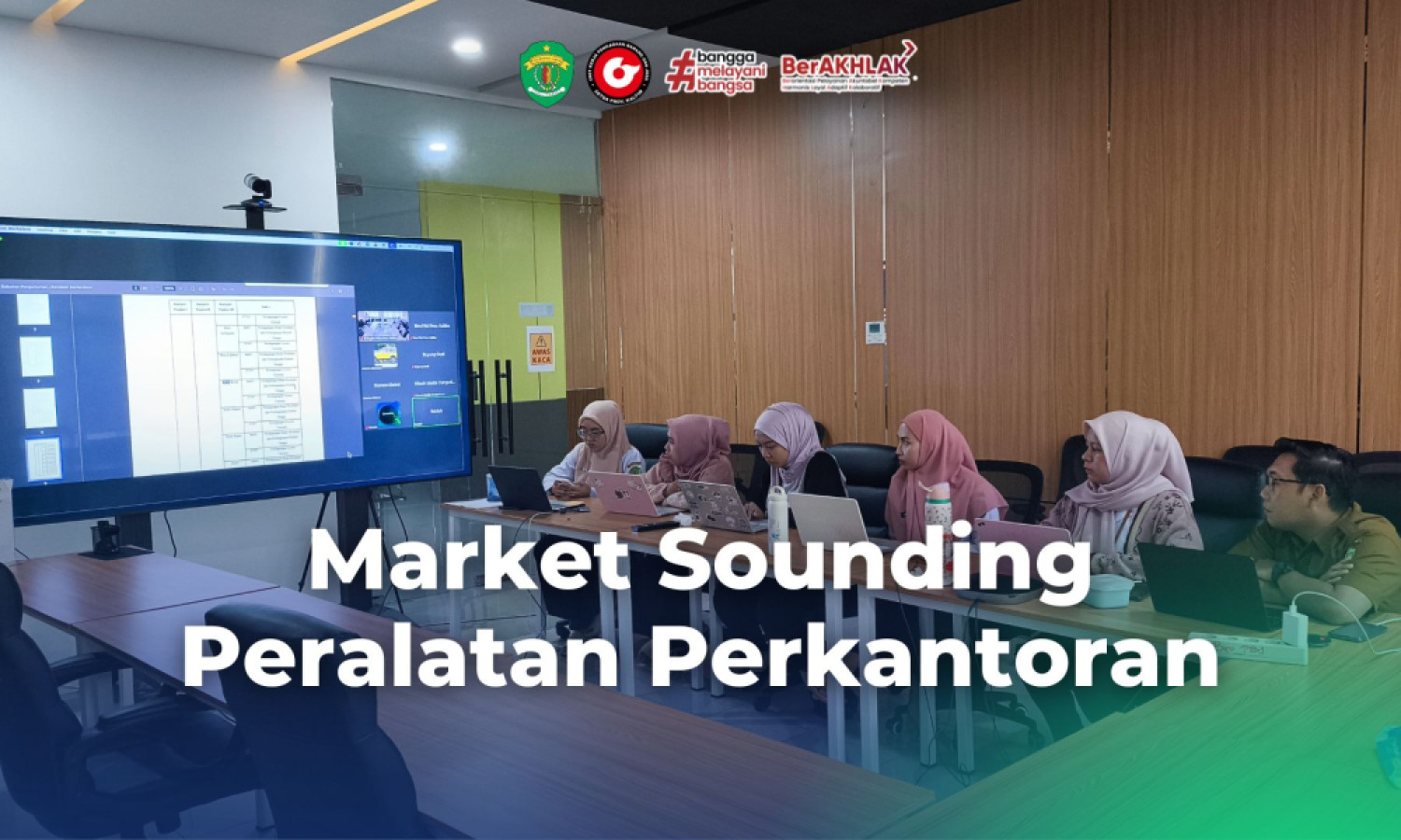Biro PBJ Setda Kaltim Gelar Market Sounding Bagi Penyedia Peralatan Perkantoran