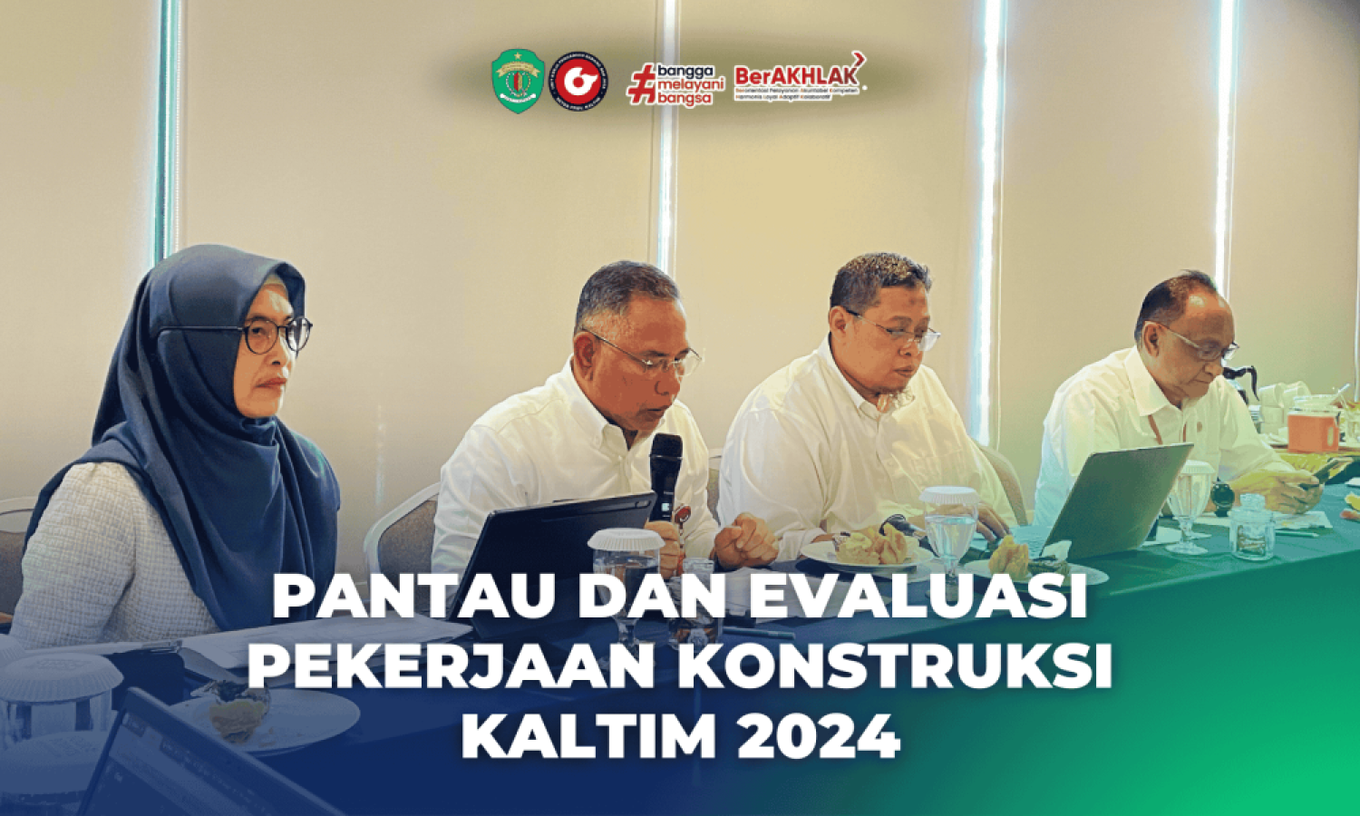 Biro PBJ Kaltim dan Biro Adbang Lakukan Pemantauan dan Evaluasi Pekerjaan Konstruksi 2024