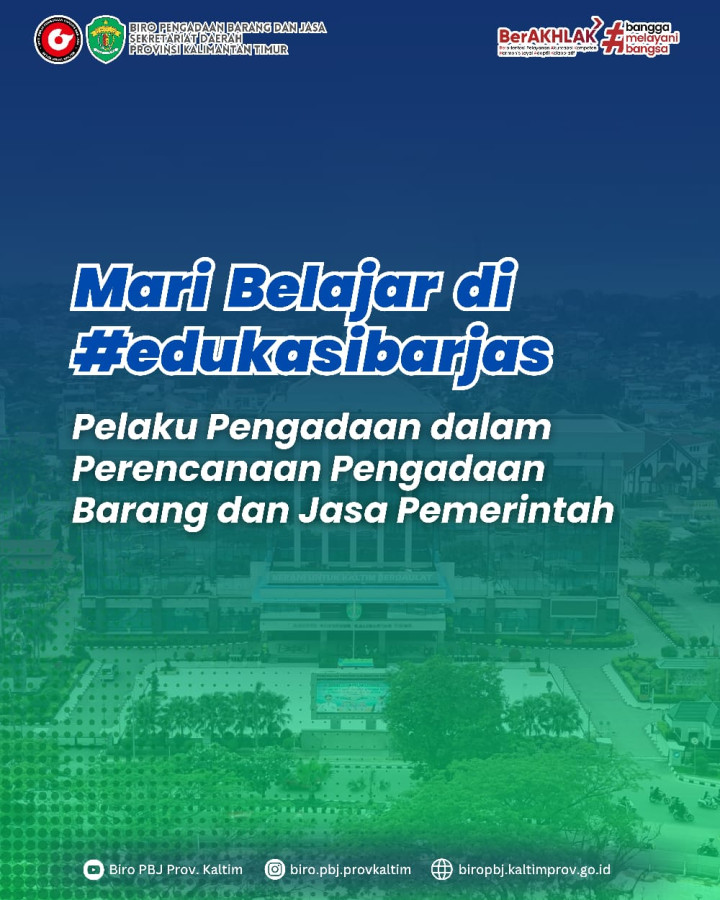 Pelaku Pengadaan dalam Perencanaan Pengadaan Barang dan Jasa Pemerintah