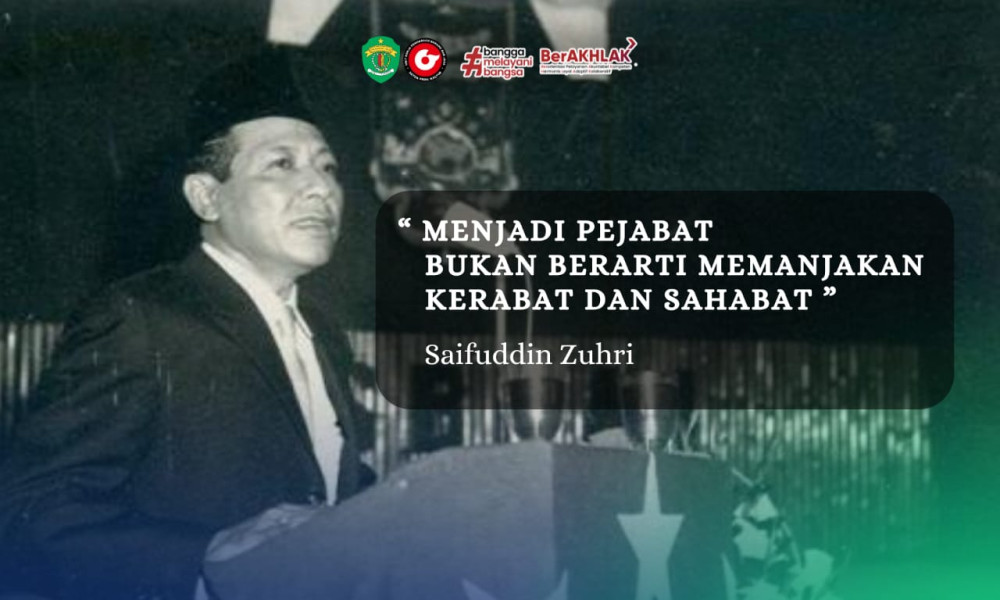 Saifuddin Zuhri : Jiwa Kepemimpinan dan Amanah