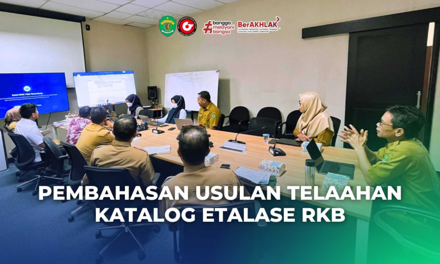 Bahas Telaahan Katalog Etalase Ruang Kelas Baru Bersama Disdikbud Prov Kaltim