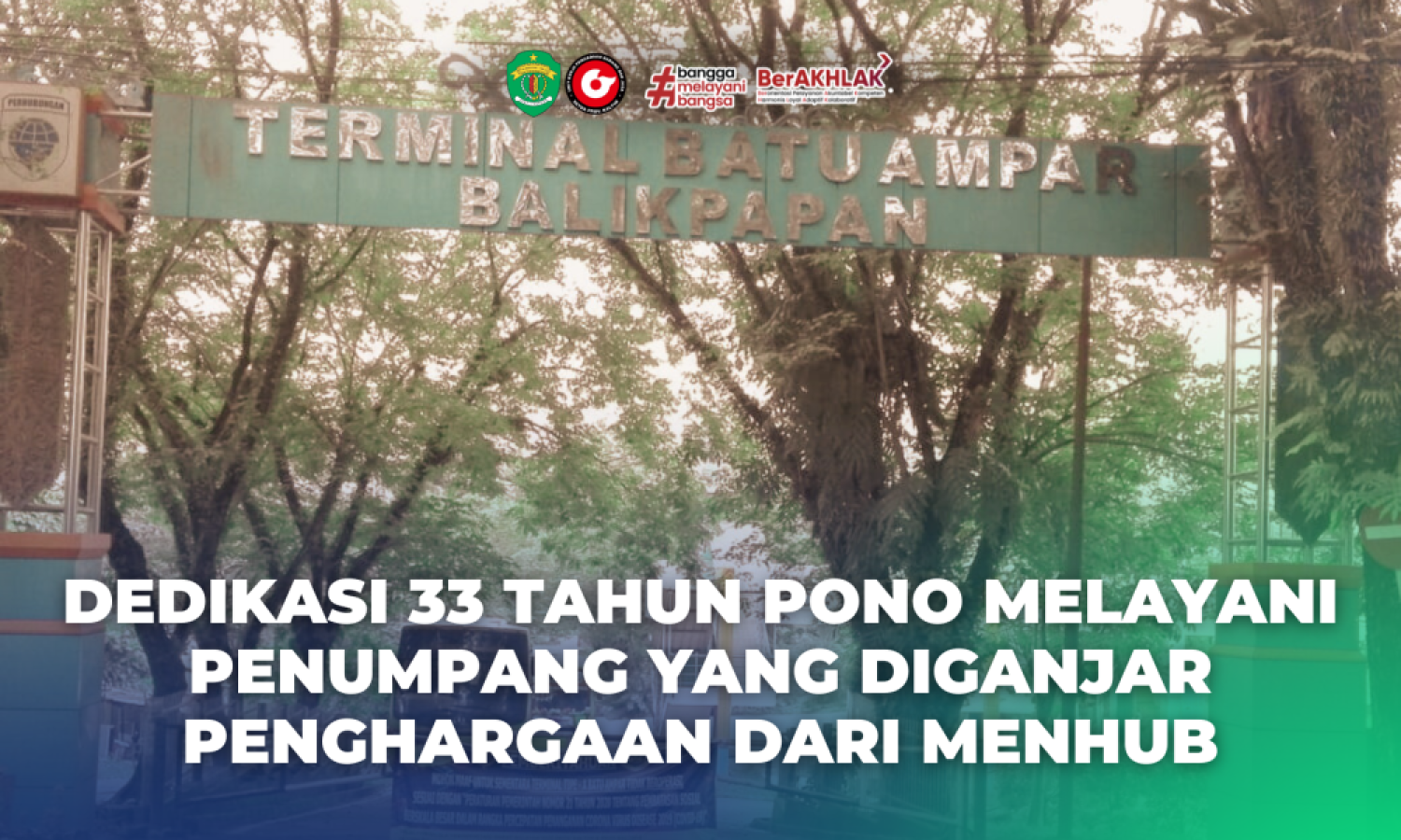 Dedikasi 33 Tahun Pono Melayani Penumpang yang Diganjar Penghargaan Dari Menhub