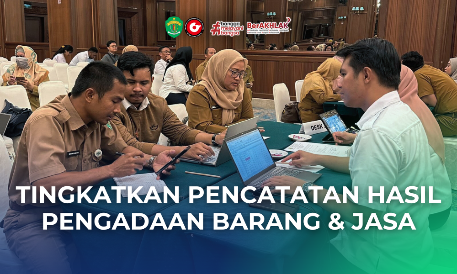 Biro PBJ Kaltim Dampingi Peningkatan Pencatatan Hasil Pengadaan Barang/Jasa