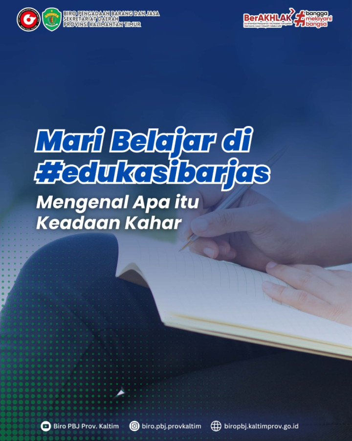 Mengenal Apa itu Keadaan Kahar