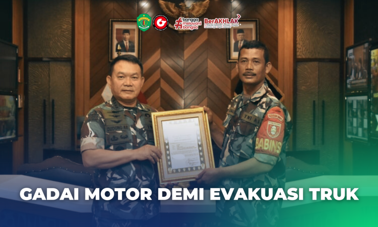 Kisah Inspiratif Kopka Azmiadi, Rela Gadai Motor Demi Evakuasi Truk Mogok