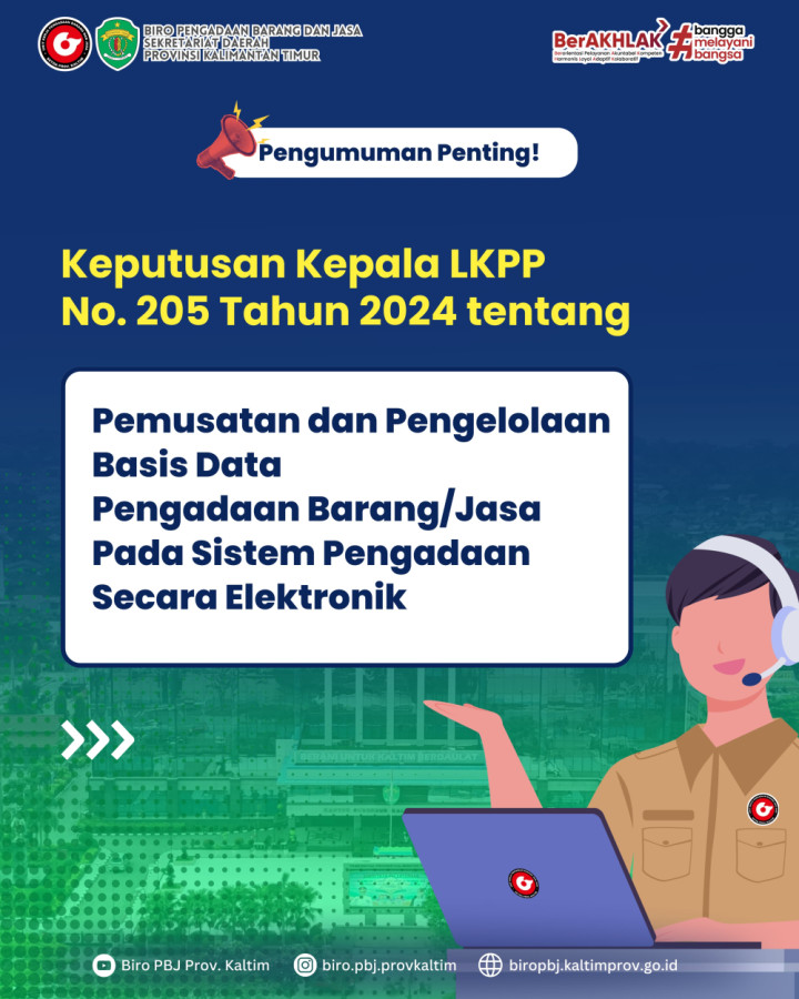 Pemusatan dan Pengelolaan Pusat Data Pengadaan